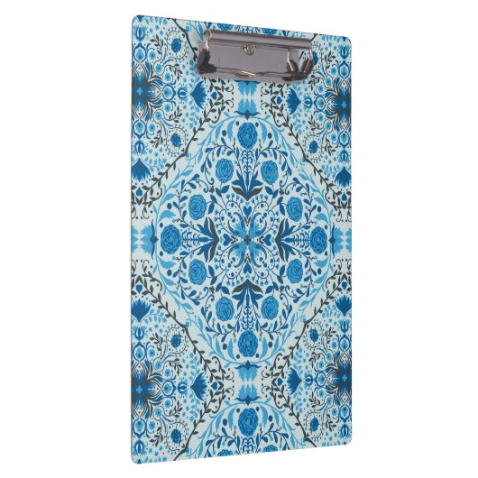 Blauwe tegel klembord (Rechts)