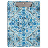 Blauwe tegel klembord (Voorkant)