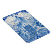 Blauwe tegel mozaïek van jesus, Portugal Magneet (Rechterzijde)