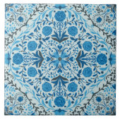 Blauwe tegel tegeltje (Voorkant)