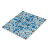 Blauwe tegel tegeltje (Zijkant)