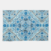 Blauwe tegel theedoek (Horizontaal)