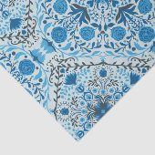 Blauwe tegel tissuepapier (Detail)