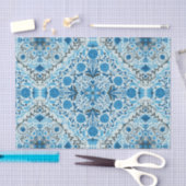 Blauwe tegel tissuepapier (Craft)