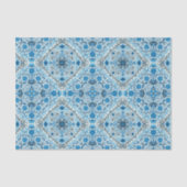 Blauwe tegel tissuepapier (Voorkant)