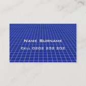 Blauwe tegel visitekaartje (Achterkant)