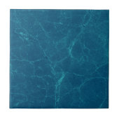 Blauwe Tegel voor de zee Tegeltje (Voorkant)