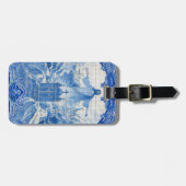 Blauwe tegelmozaïek van jesus, Portugal Bagagelabel (Voorkant horizontaal)