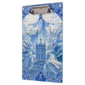 Blauwe tegelmozaïek van jesus, Portugal Klembord (Links)