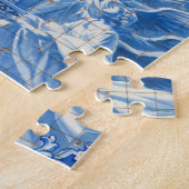 Blauwe tegelmozaïek van jesus, Portugal Legpuzzel (Zijkant)