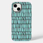 Blauwe tegels Case-Mate iPhone case (Achterkant)