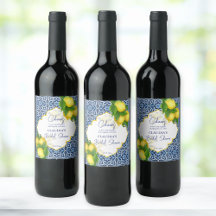 Blauwe tegels citroen Amalfi bruidsfeest feest aan