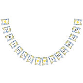 Blauwe Tegels Citroen Vrijgezellenfeest Bunting Fl Vlaggetjes (Alle)