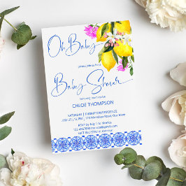 Blauwe tegels citroenen bougainvillea oh baby show kaart