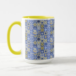 Blauwe Tegels en sardientjes Mok