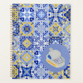 Blauwe Tegels en Sardines Planner (Voorkant)