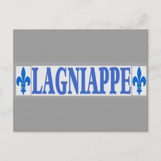 Blauwe Tegels Lagniappe Briefkaart (Voorkant)
