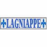 Blauwe Tegels Lagniappe Staand Fotobeeldje<br><div class="desc">New Orleans Blue Tegels Sign Blue Tegels Lagniappe</div>