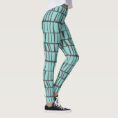 Blauwe tegels leggings (Rechts)