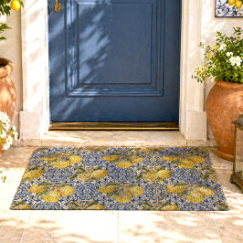Blauwe tegels mediterraan citroenpatroon