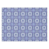 Blauwe tegels, mediterrane tegels, majolica tafelkleed (Voorkant (Horizontaal))