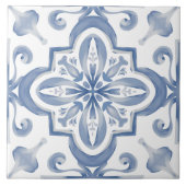 Blauwe tegels, mozaïek, majolica, tegeltje (Voorkant)