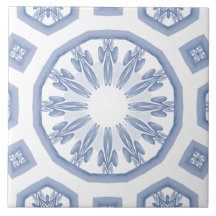 Blauwe tegels, mozaïek, majolica,