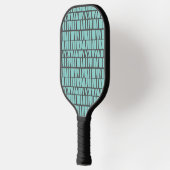 Blauwe tegels pickleball paddle (Links)