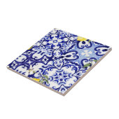 Blauwe tegels, Siciliaans, majolica, mozaïekkunst, Tegeltje (Zijkant)