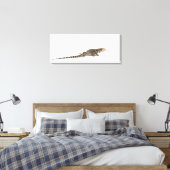 Blauwe tegu - Tupinambis merianae Canvas Afdruk (Insitu (Slaapkamer))