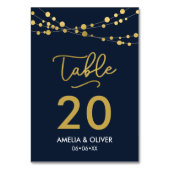 Blauwe Tekenreeksen van Bewerkbare Lijstnummer van Kaart (Voorkant)