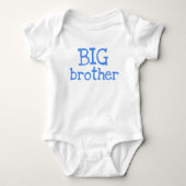 Blauwe tekst Big Brother Romper (Voorkant)