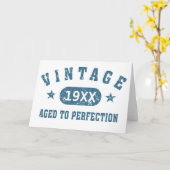 Blauwe tekst  Ouderlijk tot perfect Wenskaart Kaart (Gele Bloem)