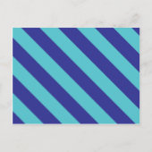 Blauwe tekst van het Baby shower van het Anker van Advieskaart (Achterkant)