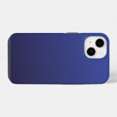 Blauwe telefoonhoes iPhone hoesje (Achterkant horizontaal)
