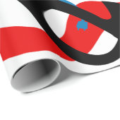 Blauwe televisie cadeaupapier (Rol Hoek)