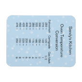 Blauwe Temperatuur Conversie Bakmagneet Magneet (Horizontaal)