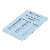 Blauwe Temperatuur Conversie Bakmagneet Magneet (Linkerzijde)