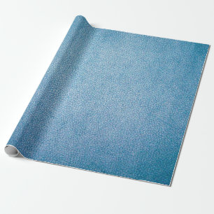 Blauwe textielvezel cadeaupapier