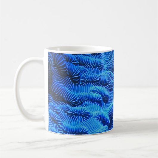 Blauwe textielvezel koffiemok (Links)