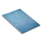 Blauwe textielvezel notitieboek (Rechterzijde)