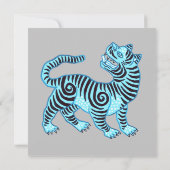 Blauwe Thaise tijger (Achterkant)