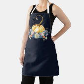 Blauwe Thanksgiving pompoen Schort (Insitu)