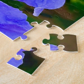 Blauwe Thunbergia Glory Legpuzzel (Zijkant)