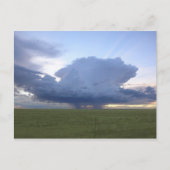 Blauwe Thunderhead Briefkaart (Voorkant)