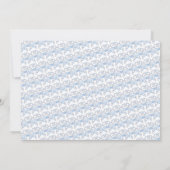  blauwe Tiara foto verjaardagsuitnodiging Kaart (Achterkant)