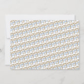  blauwe Tiara foto verjaardagsuitnodiging Kaart (Achterkant)