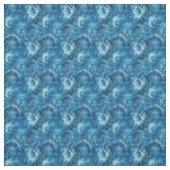 Blauwe tie-dye stof (Swatch)