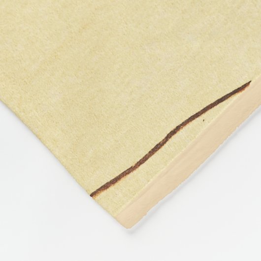 Blauwe tiervogel, Paulownia tak, rode herfstblader Fleece Deken (Hoek)