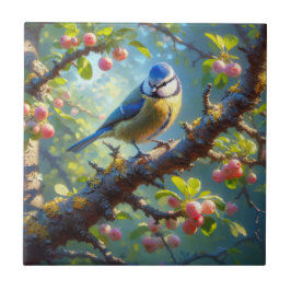 Blauwe tiet 1 tegeltje